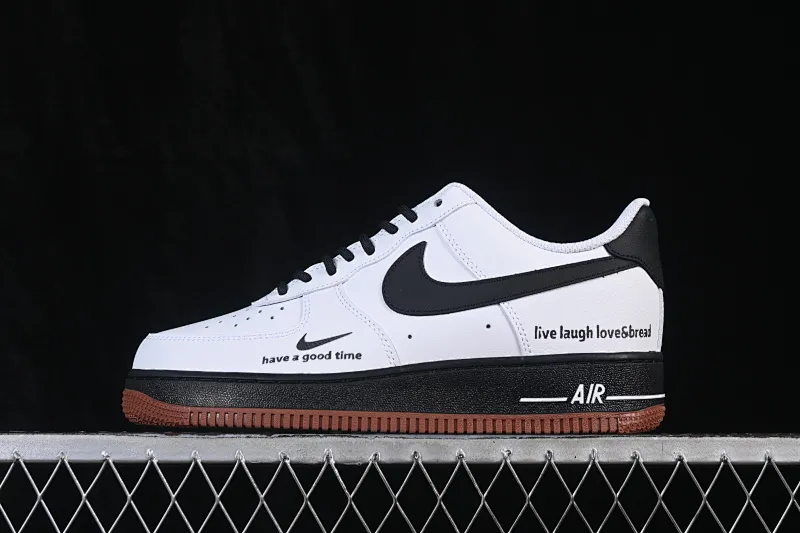 All categories Nk Air Force 1 Air Force series Nk Air Force 1 Low Air Force low-top Nike Air Force 1'07 Low Two-dimensional theme Classic black and white contrast Air Force 1 low-top casual sneakers ZH0316-161